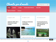 Tablet Screenshot of chamitaporelmundo.com